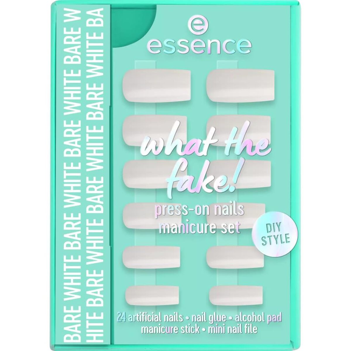 Neglelak Essence WHAT THE FAKE! produkt emballage