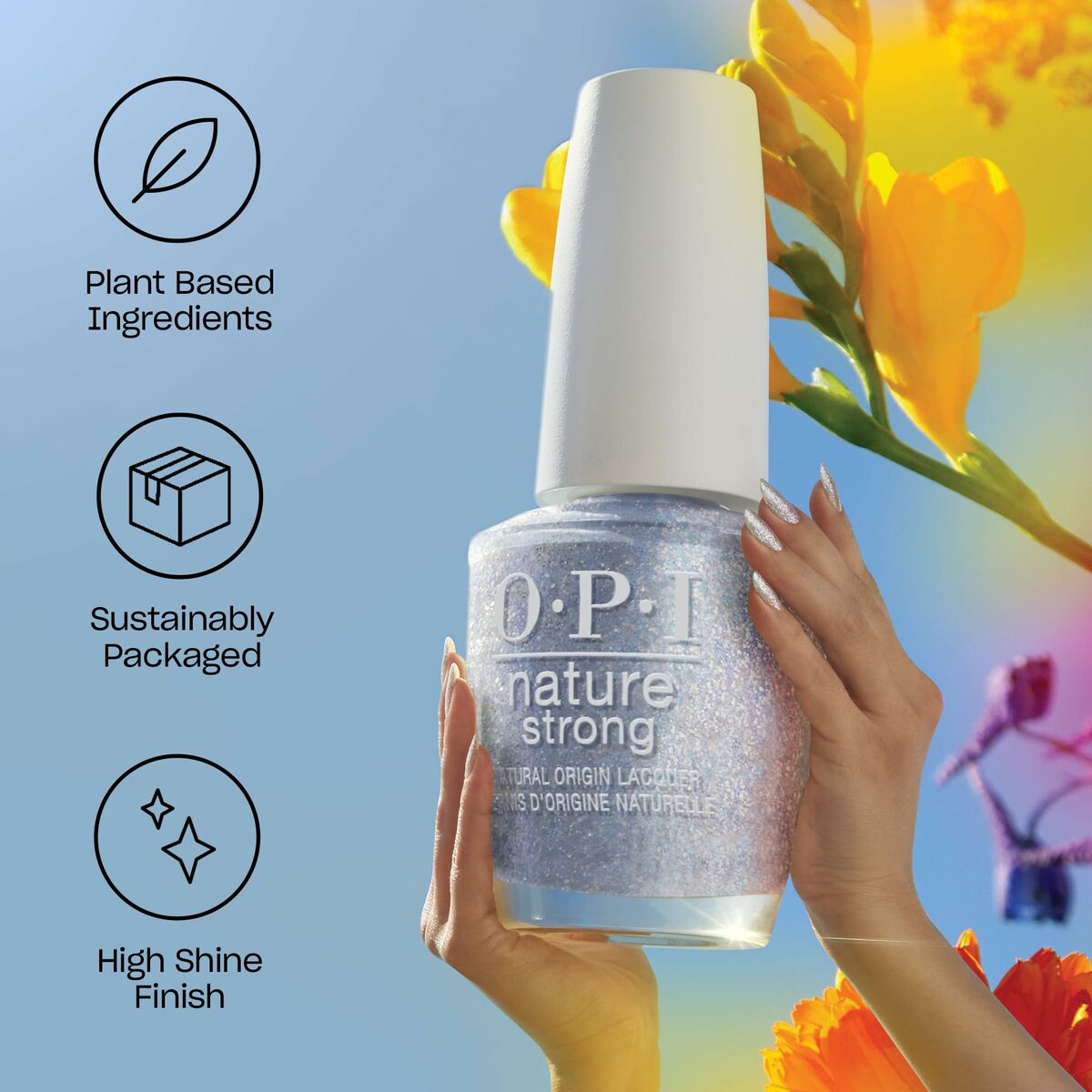 Facial Corrector Opi Nature Strong A Bloom With A View 15 ml produktemballage