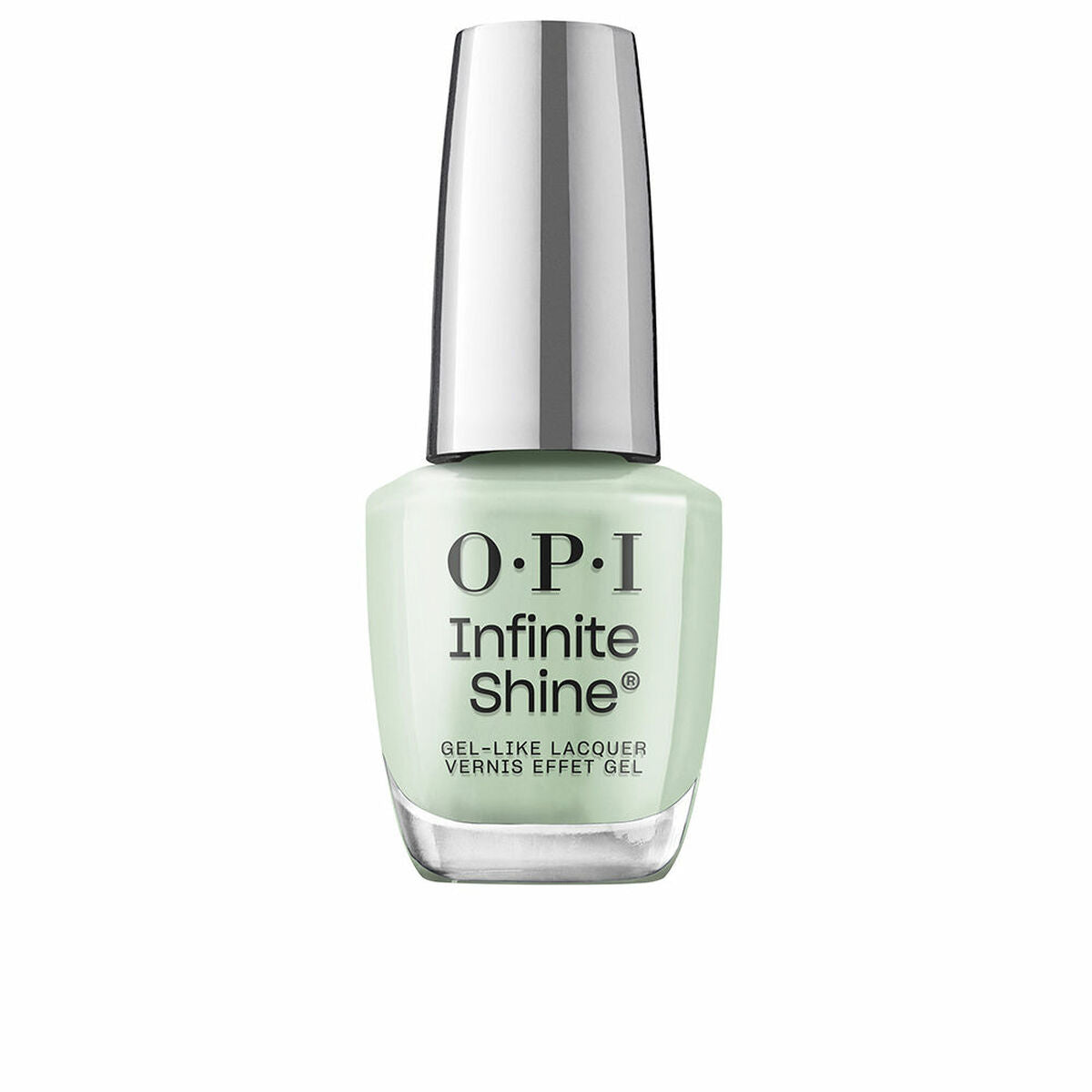 Gel neglelak Opi INFINITE SHINE In Mint Condition 15 ml hudplejeemballage