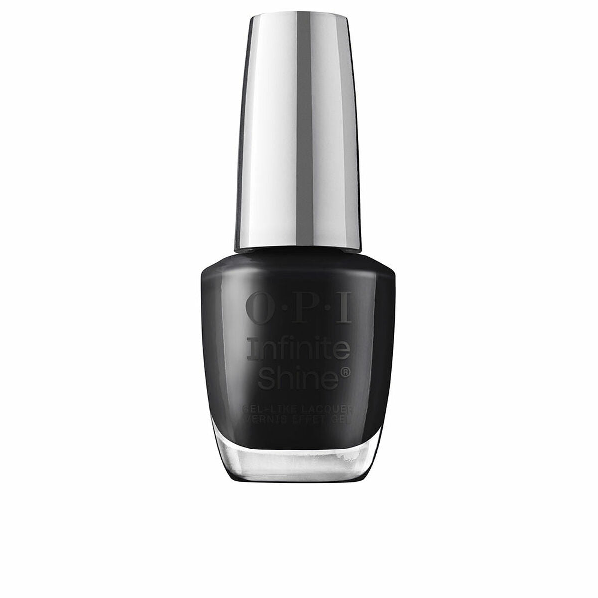 Gel neglelak Opi INFINITE SHINE Lady In Black 15 ml hudplejeemballage
