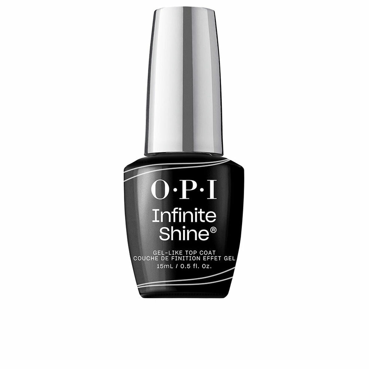Neglelak top coat Opi INFINITE SHINE 15 ml produktemballage