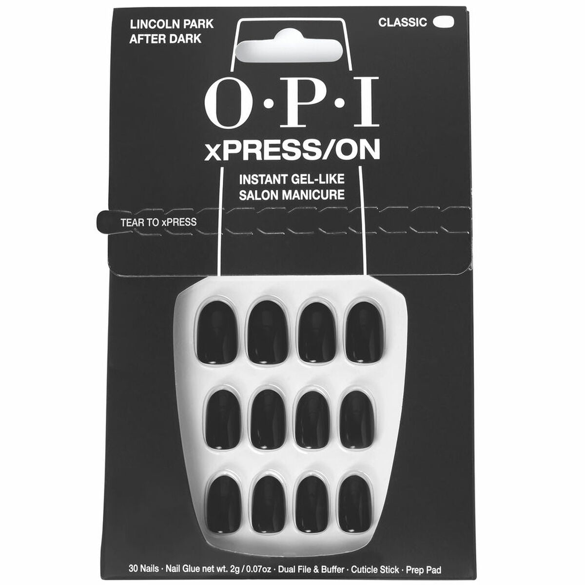 Falske negle Opi #Lincoln Park After Dark Lincoln Park After Dark 30 Pieces produktemballage