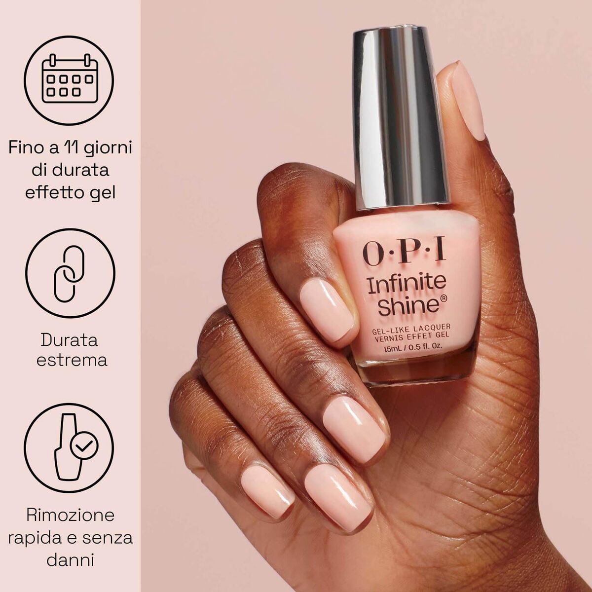 Neglelak Opi INFINITE SHINE 15 ml produktemballage