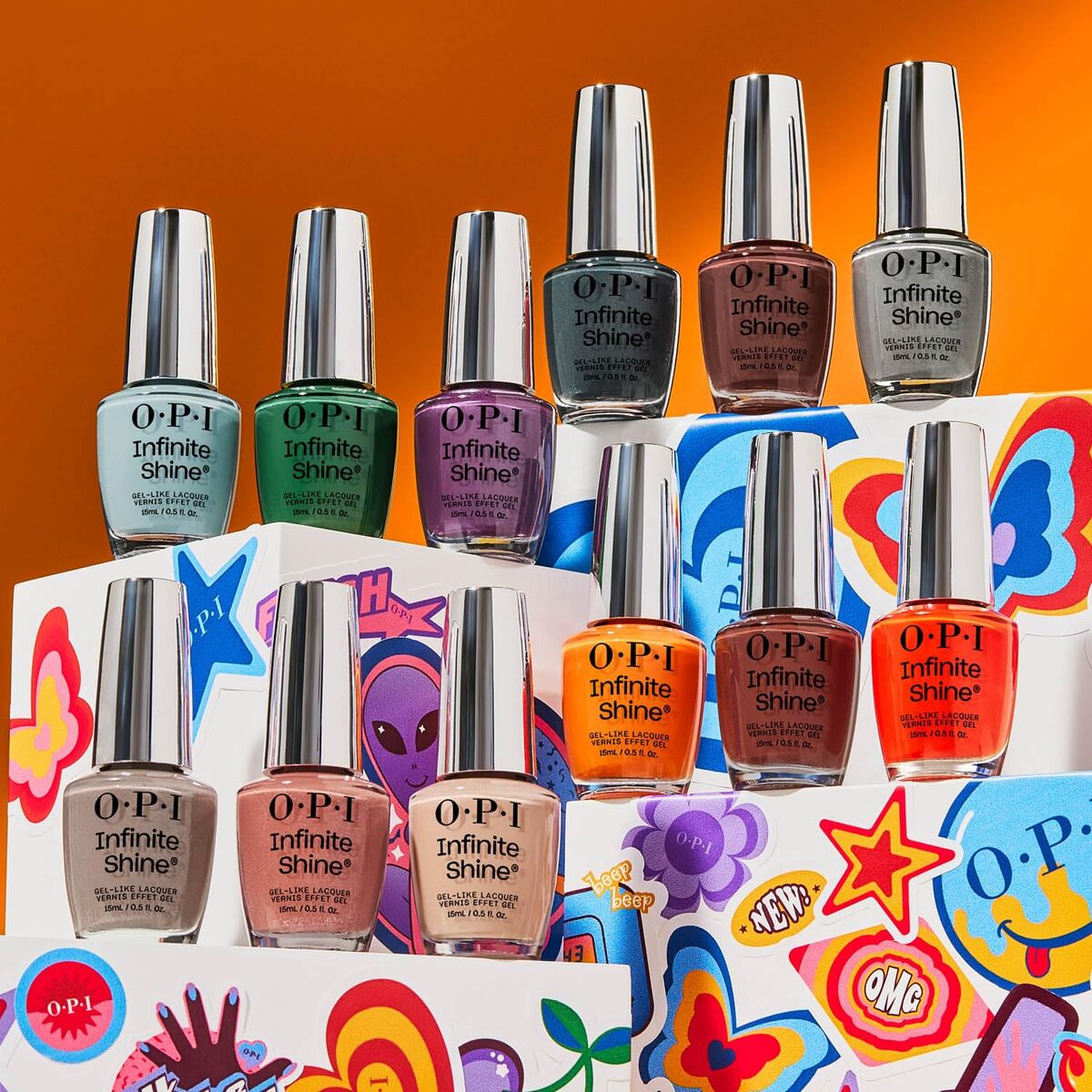 Neglelak Opi INFINITE SHINE 15 ml produktemballage