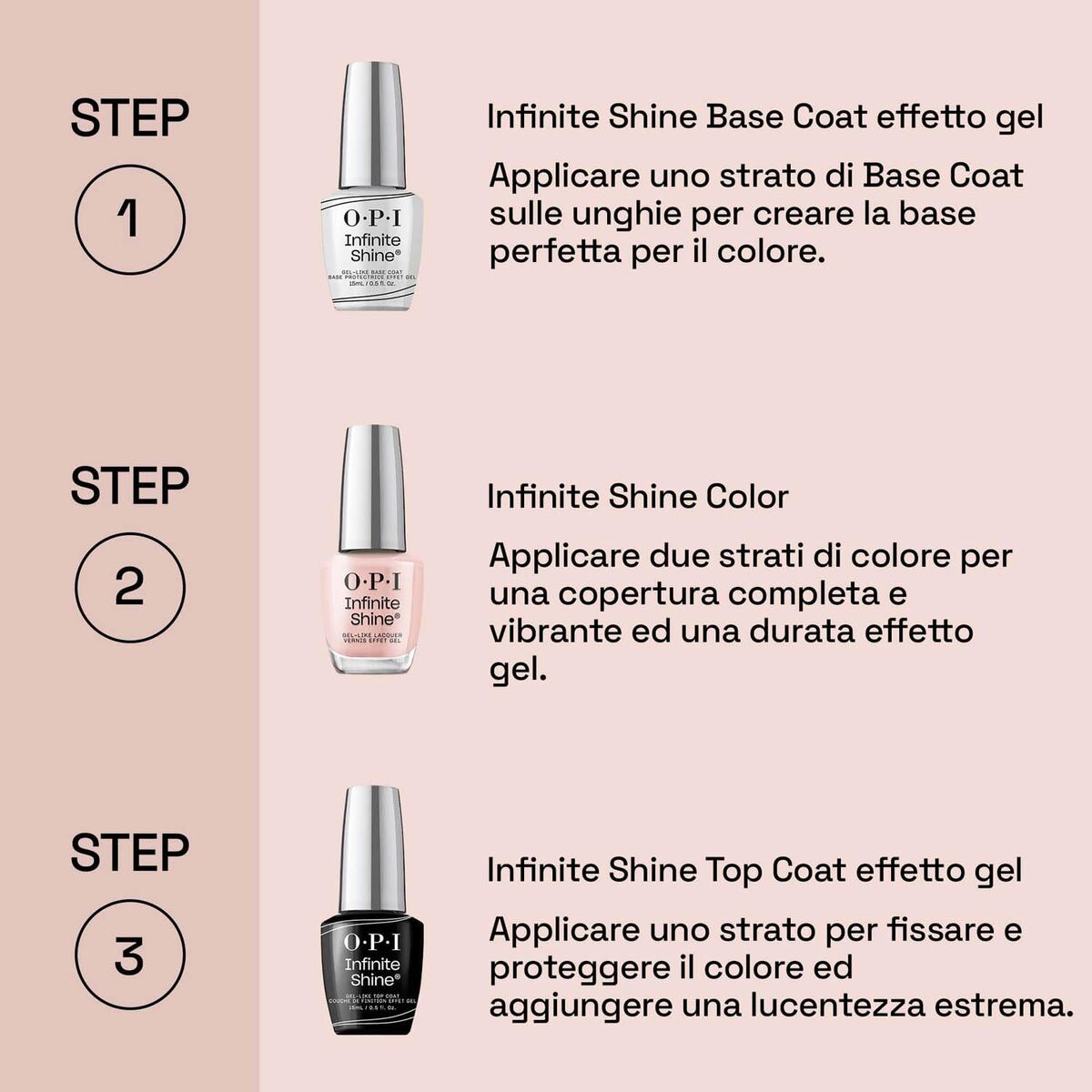 Neglelak Opi INFINITE SHINE 15 ml produktemballage