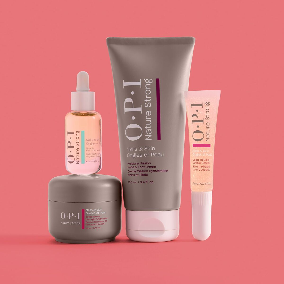 Hånd- og fodcreme Opi NATURE STRONG 250 ml hudplejeemballage