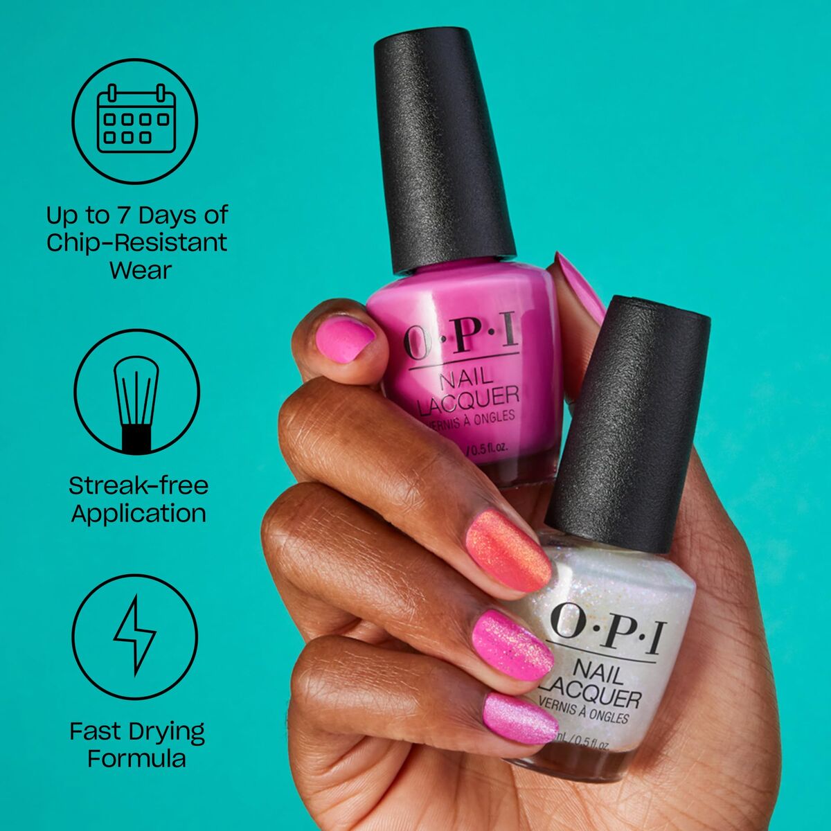 Neglelak Opi NEGLAK Verde rart at møde dig 15 ml produktemballage