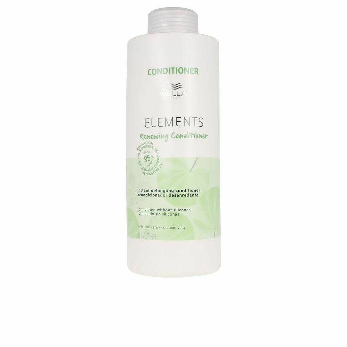 Reparerende balsam Wella Elements 1 L til kvinder balsam flaske