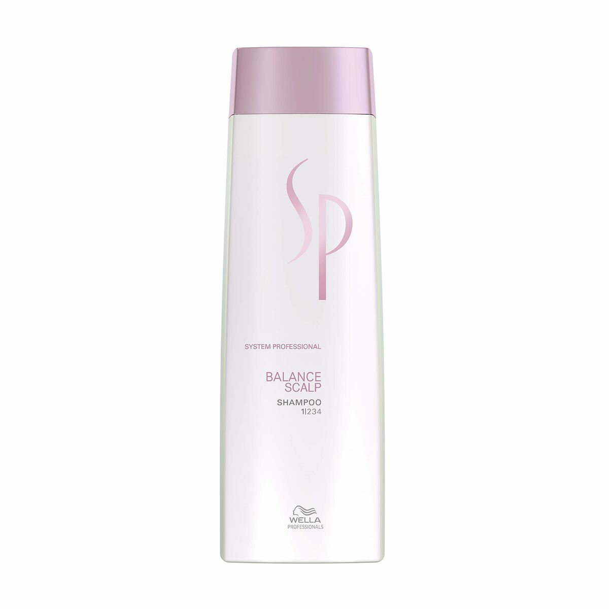 Anti-hårtab shampoo Wella Balance til kvinder shampooflaske