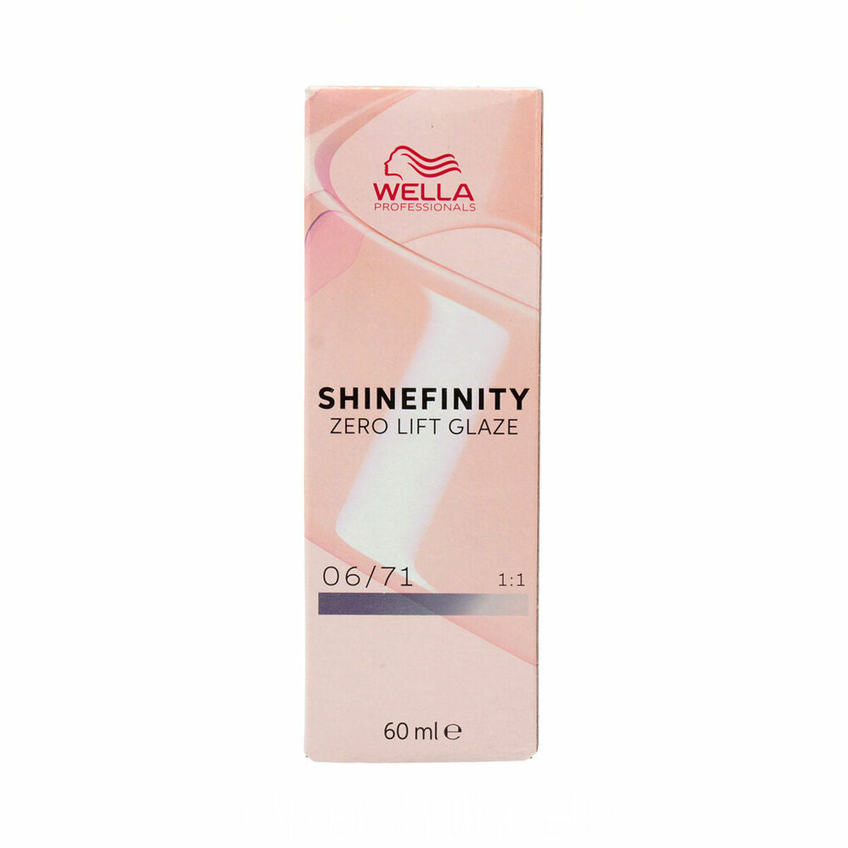 Permanent Color Wella Shinefinity Nº 06/71 (60 ml) produktemballage