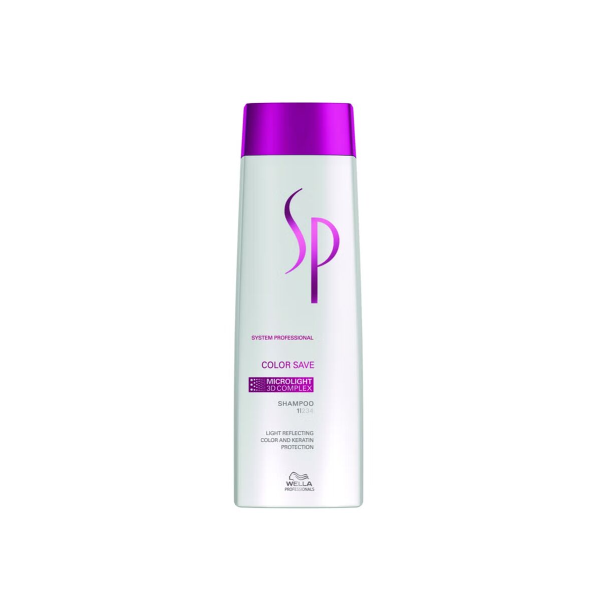 Shampoo Color Reinforcement Wella ["Color Save"] til kvinder shampooflaske