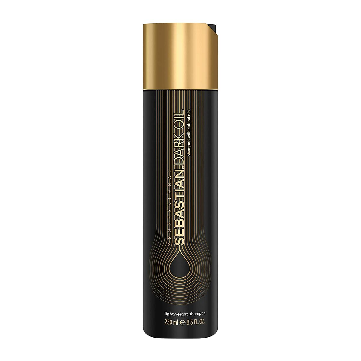 Detangling shampoo Sebastian Dark Oil 250 ml til kvinder shampoo flaske