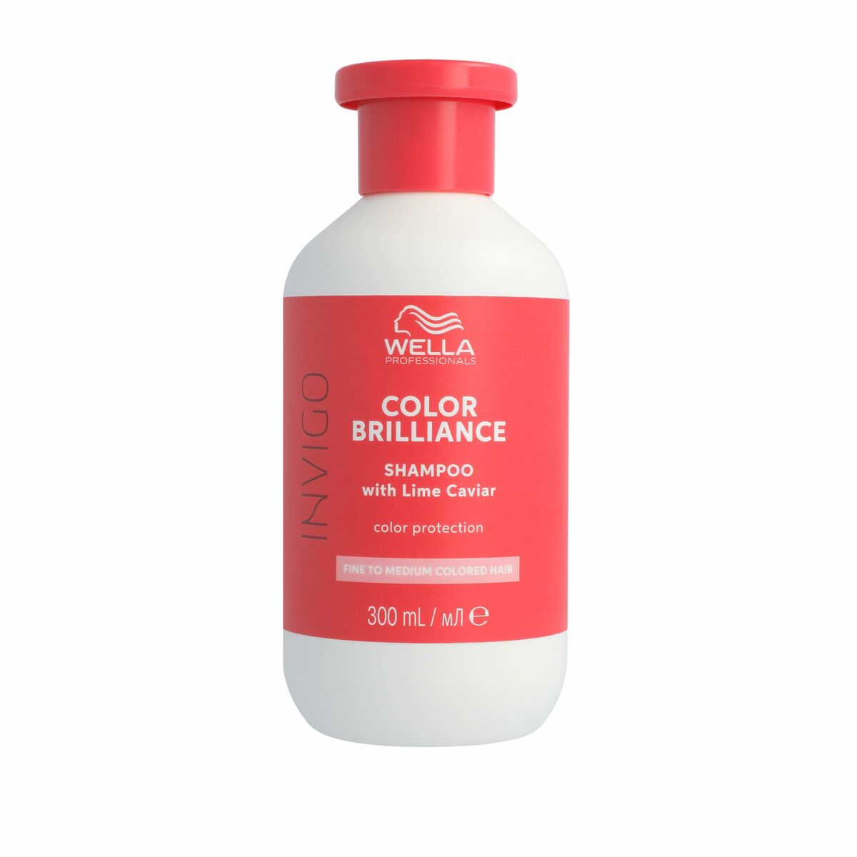 Color Revitalizing Shampoo Wella Invigo Color Brilliance 300 ml Farvet hår Fint hår til kvinder shampooflaske