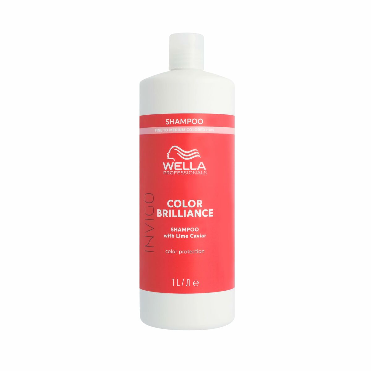 Color Revitalizing Shampoo Wella Invigo Color Brilliance 1 L Farvet hår Fint hår til kvinder shampooflaske