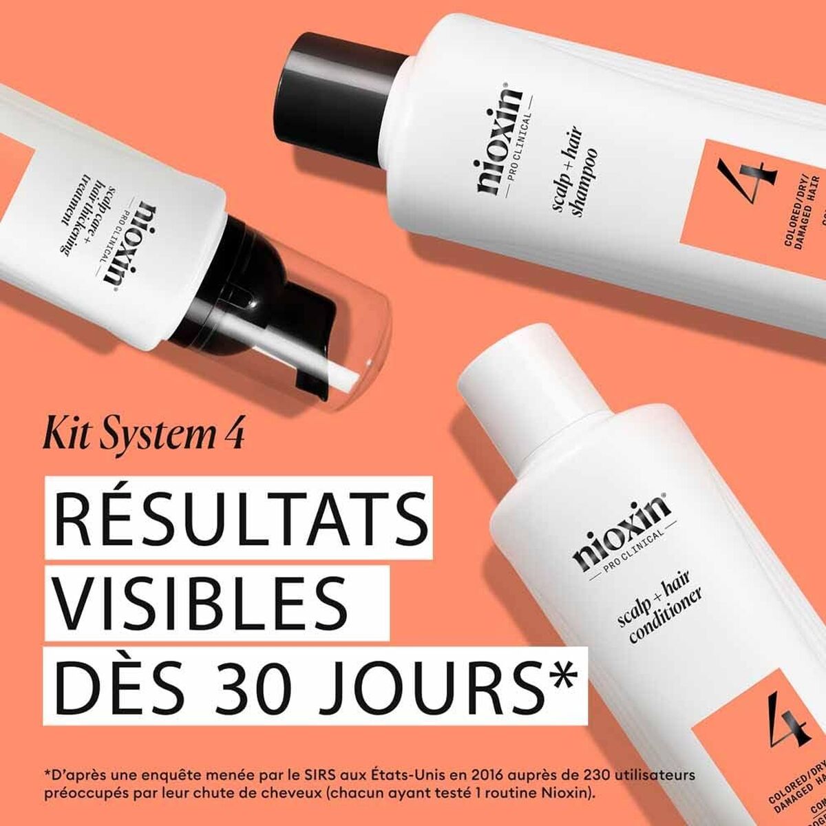 Hårgenopbygningspleje Nioxin produktemballage