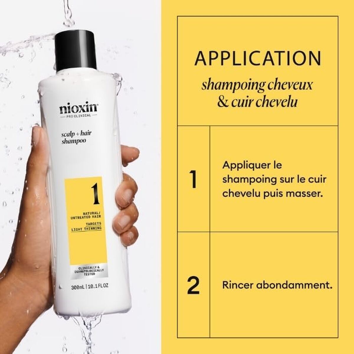 Shampoo Nioxin 300 ml shampooflaske