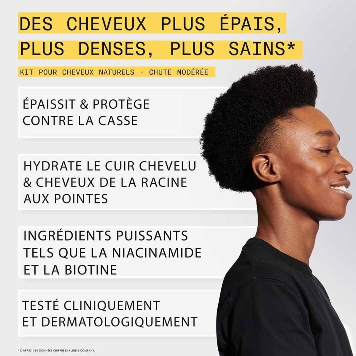 Shampoo og balsam Nioxin shampooflaske