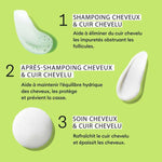 Shampoo og balsam Nioxin shampooflaske