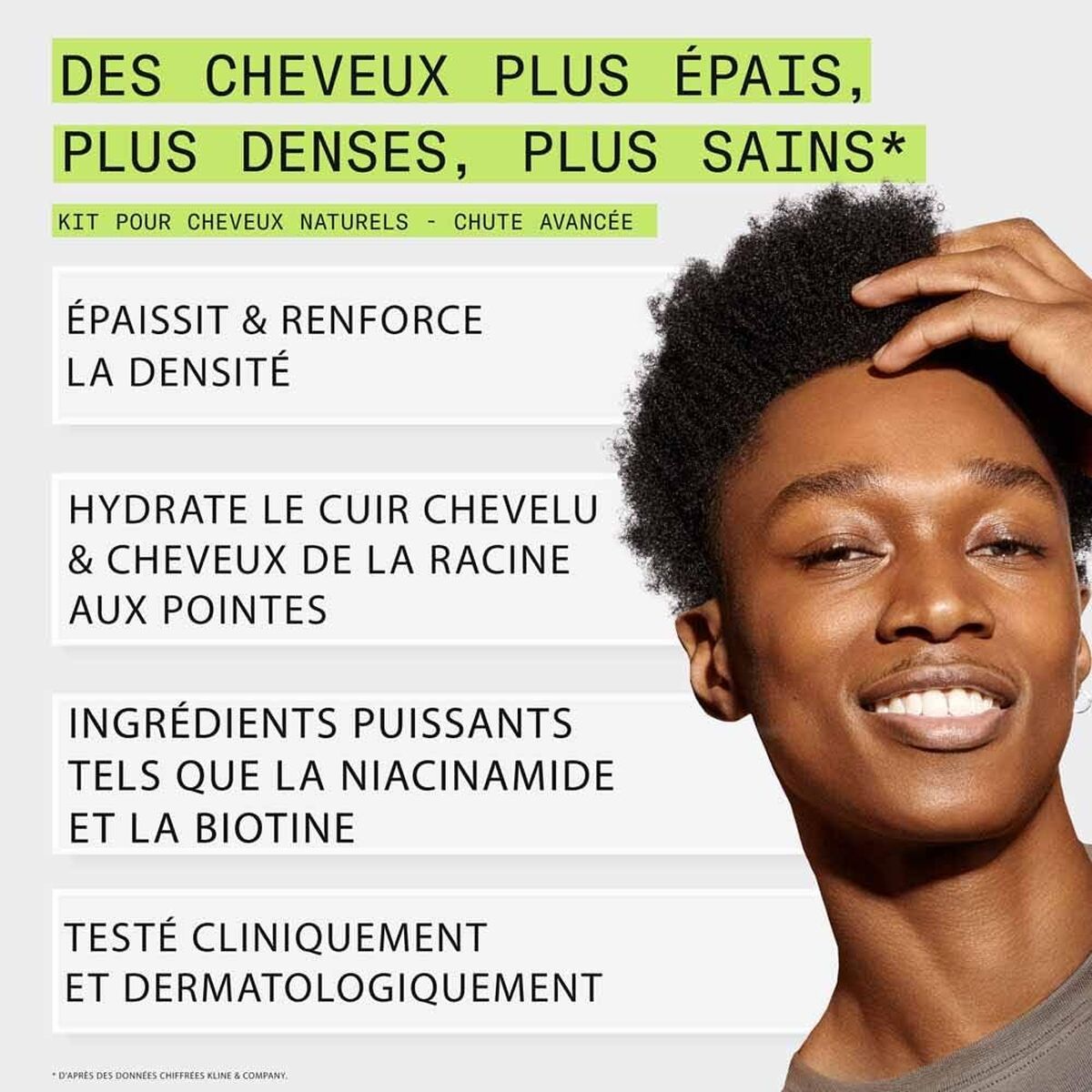 Shampoo og balsam Nioxin shampooflaske