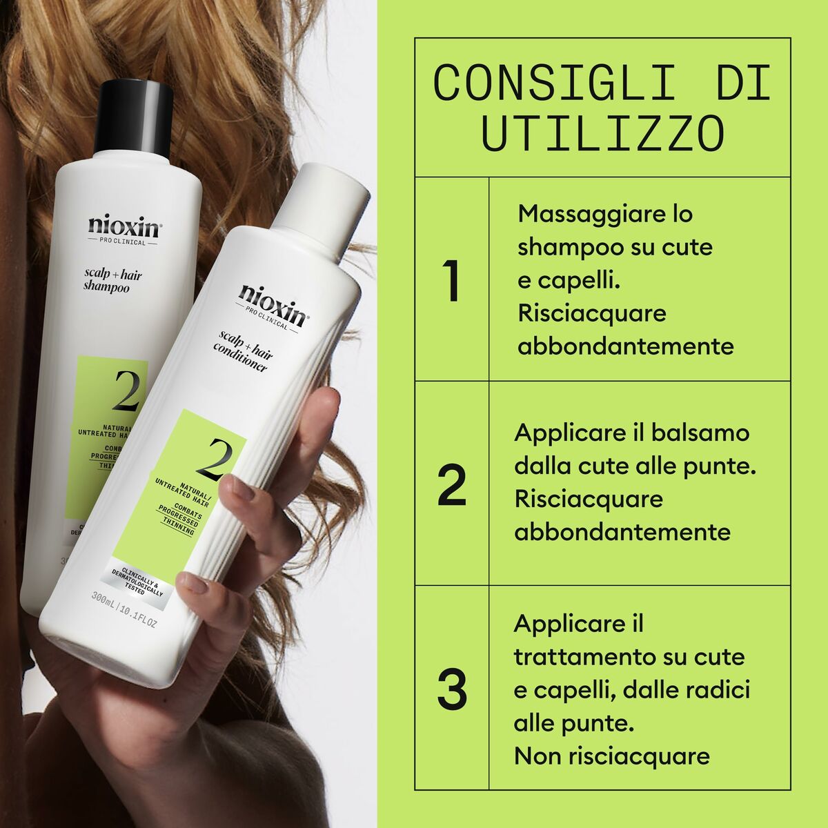 Hårdressingssæt Nioxin 3D CARE SYSTEM produktemballage