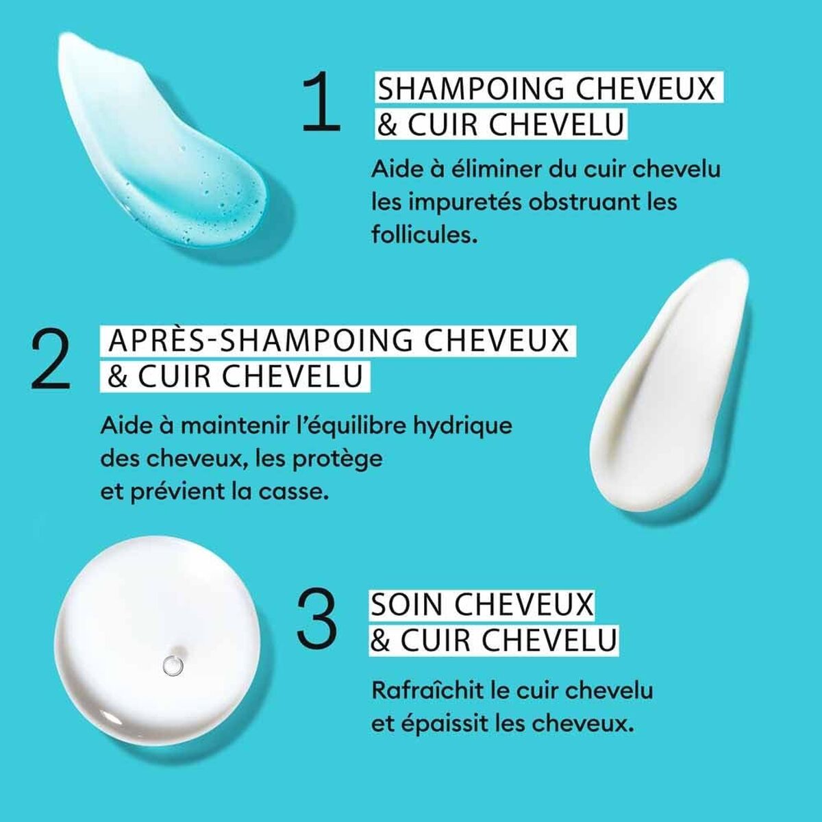 Shampoo og balsam Nioxin shampooflaske