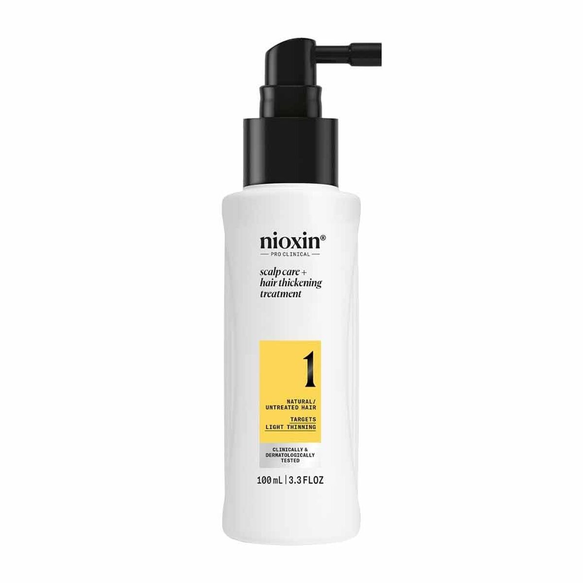 Hårgenopbygningspleje Nioxin System 1 Hovedbund 100 ml produktemballage