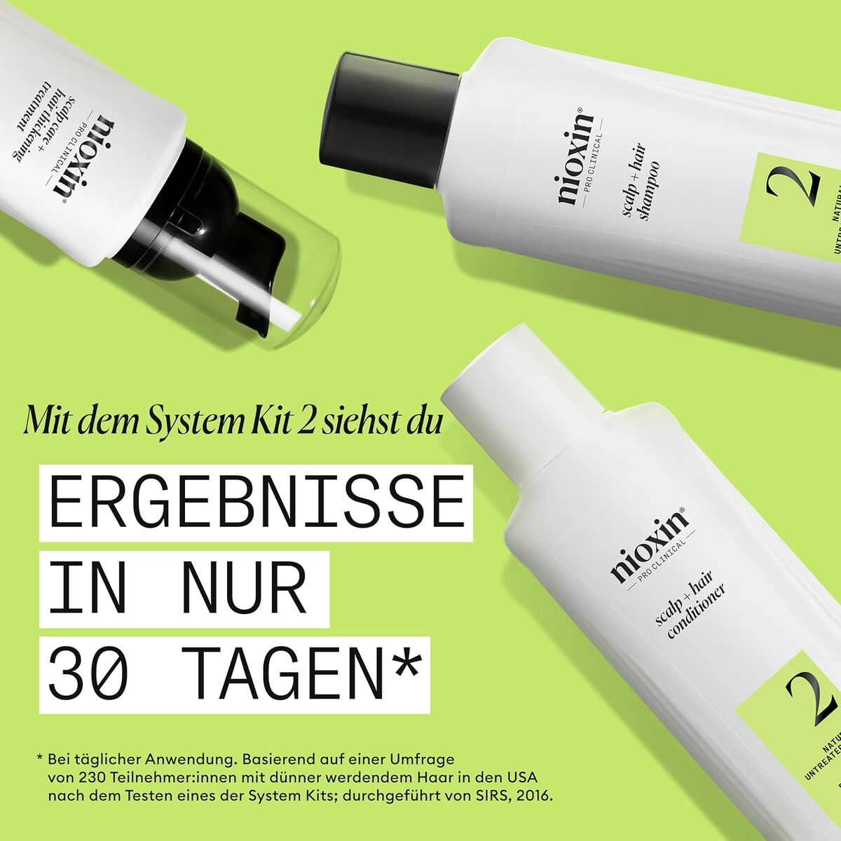 Conditioner Nioxin System 2 300 ml balsamflaske