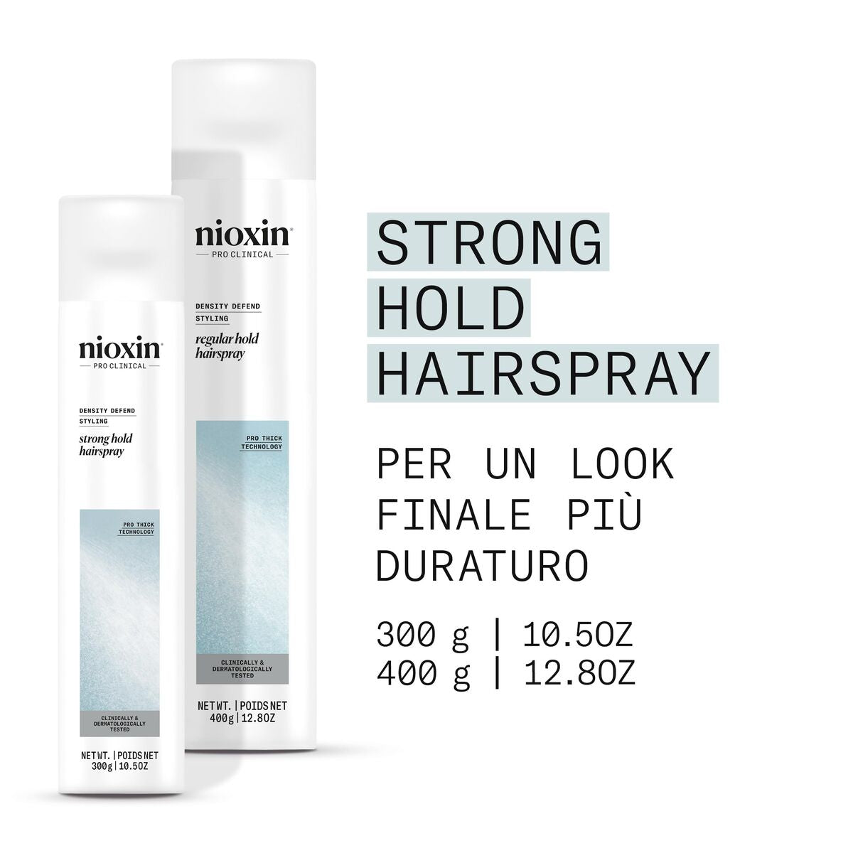 Hårspray Nioxin 300 ml produktemballage