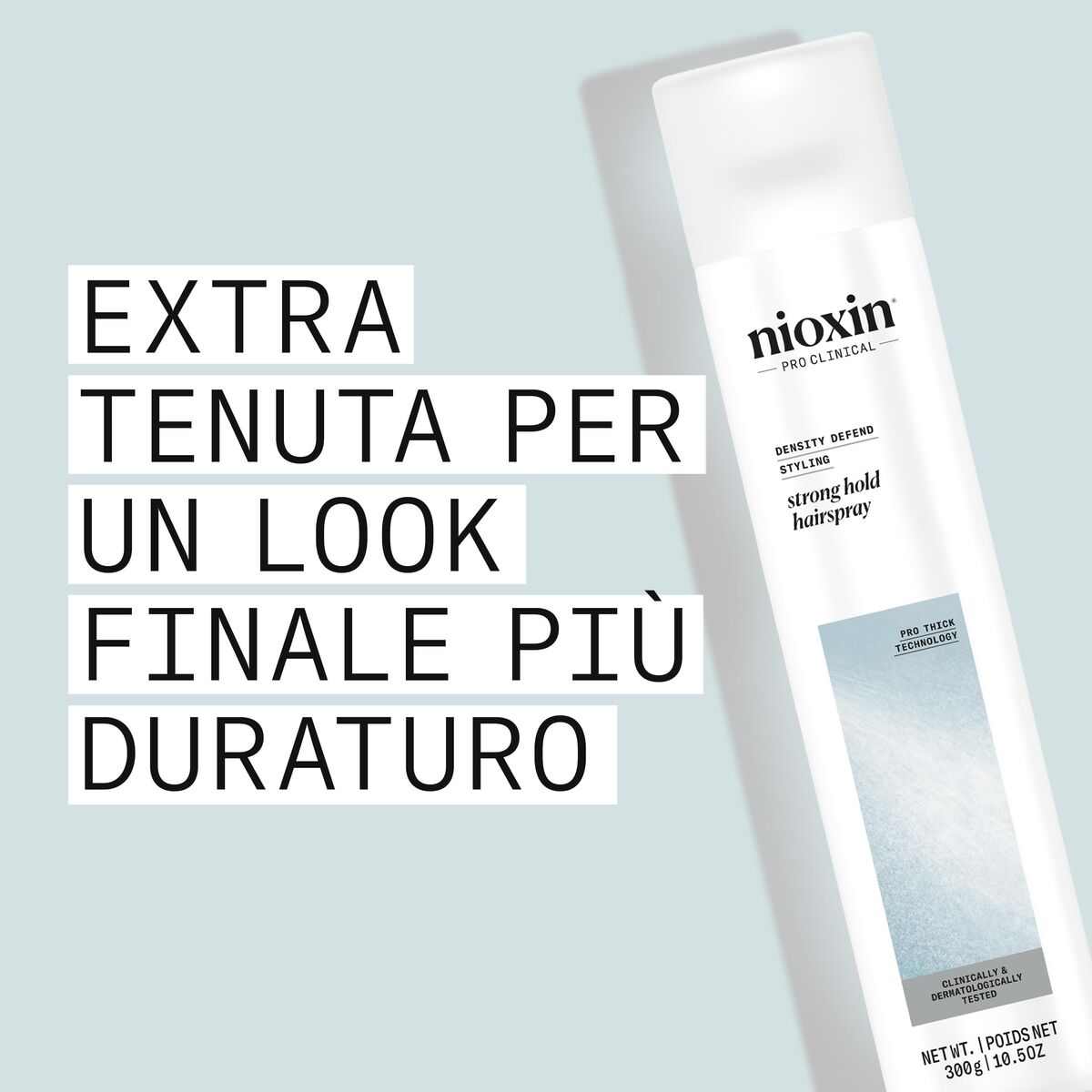 Hårspray Nioxin 300 ml produktemballage