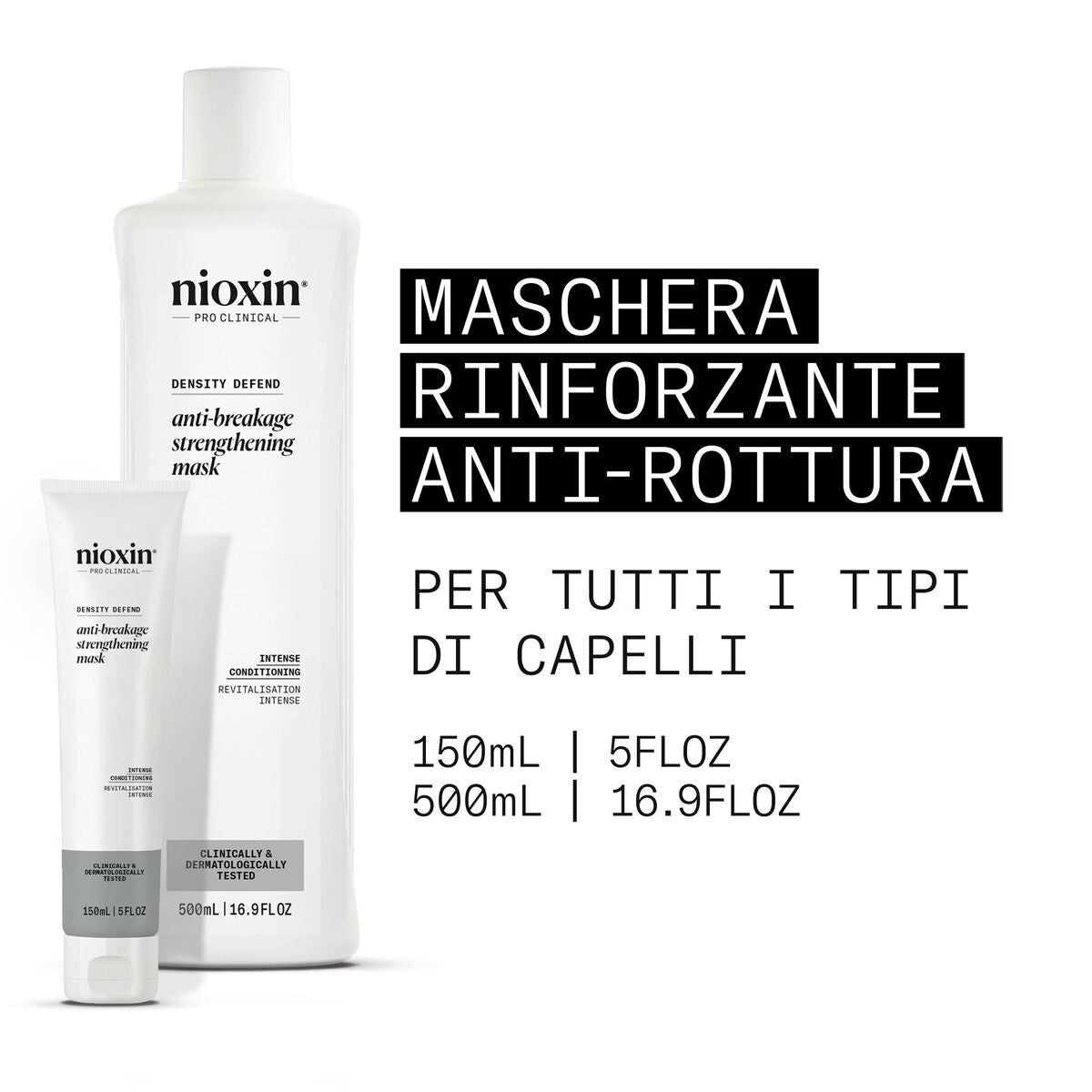 Hårmaske Nioxin 500 ml hårmaske emballage
