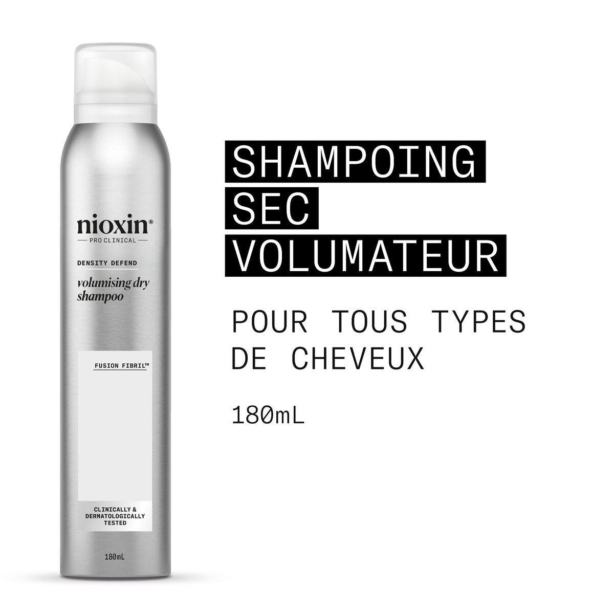 Tørshampoo Nioxin 180 ml shampooflaske