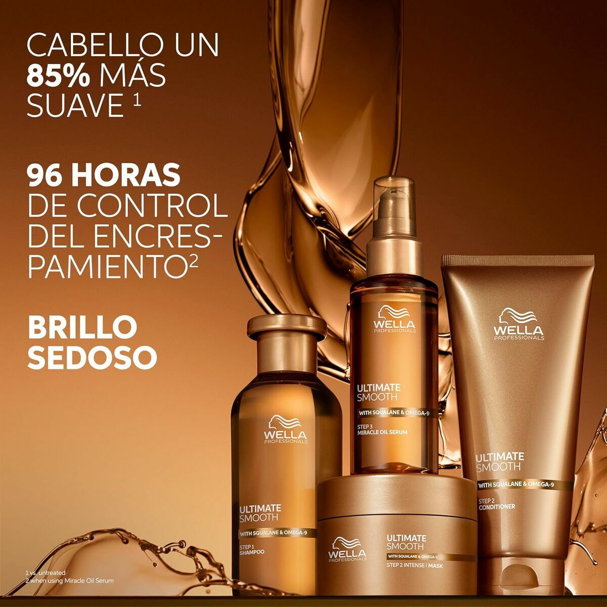 Hårmaske Wella ULTIMATE SMOOTH 150 ml til kvinder hårmaske emballage
