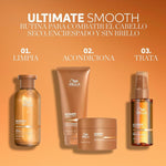 Hårmaske Wella ULTIMATE SMOOTH 150 ml til kvinder hårmaske emballage