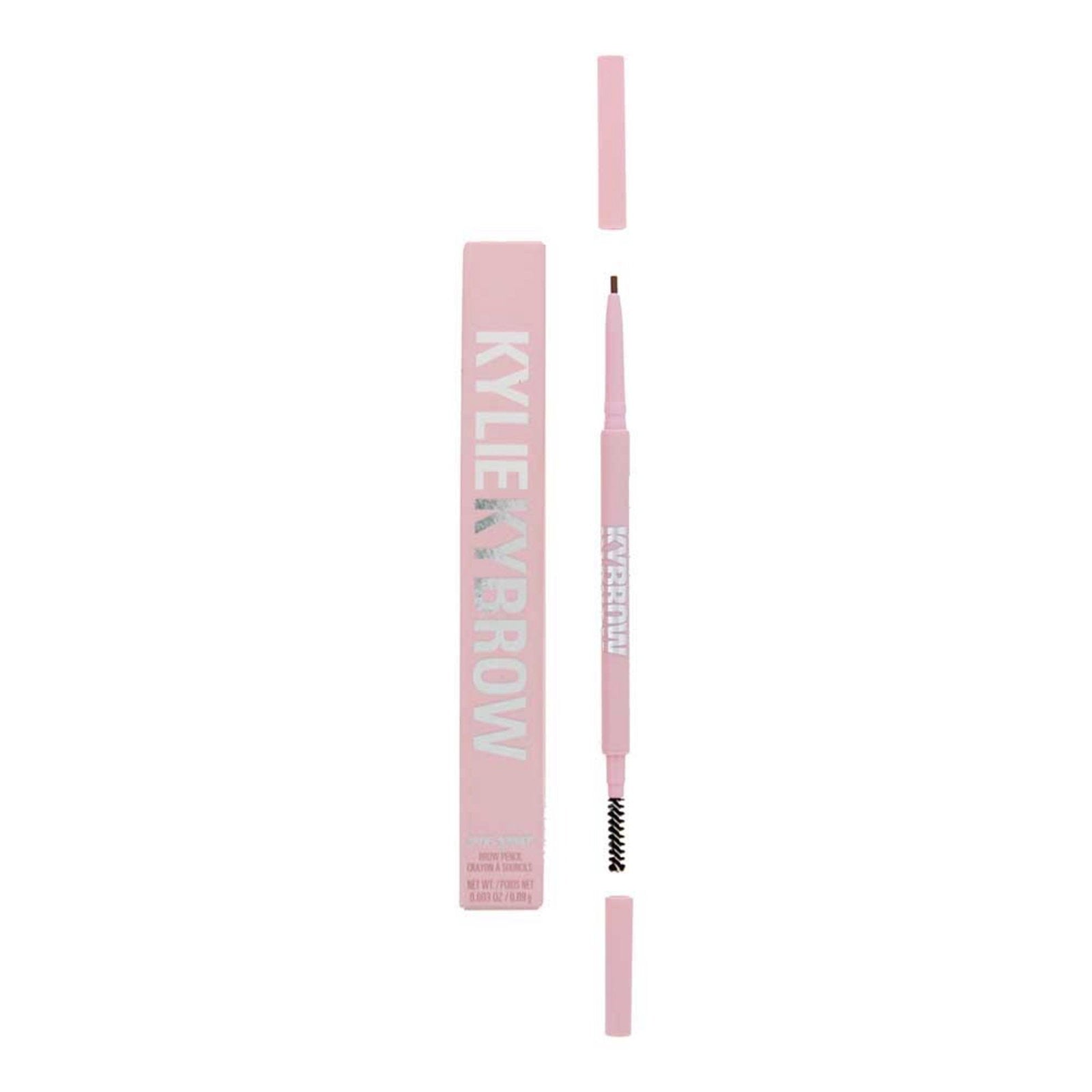 Kylie Cosmetics, Kybrow, Defined, Eyebrow Cream Pencil & Brush 2-In-1, 001, Blonde, 0.09 g