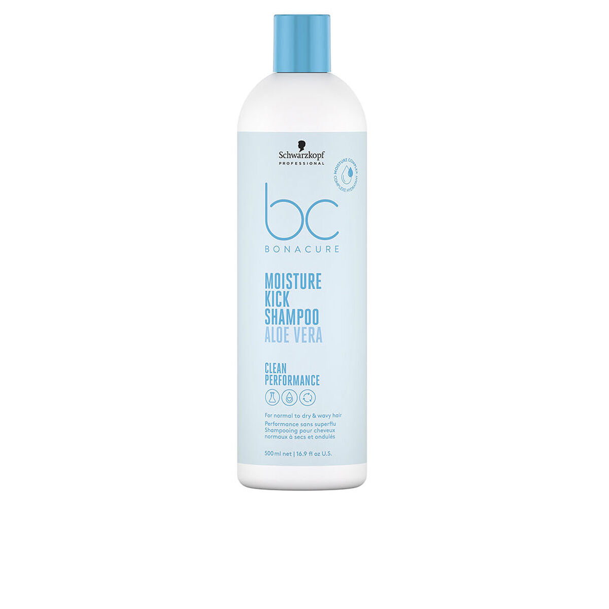 Shampoo Schwarzkopf BC MOISTURE KICK 500 ml shampooflaske