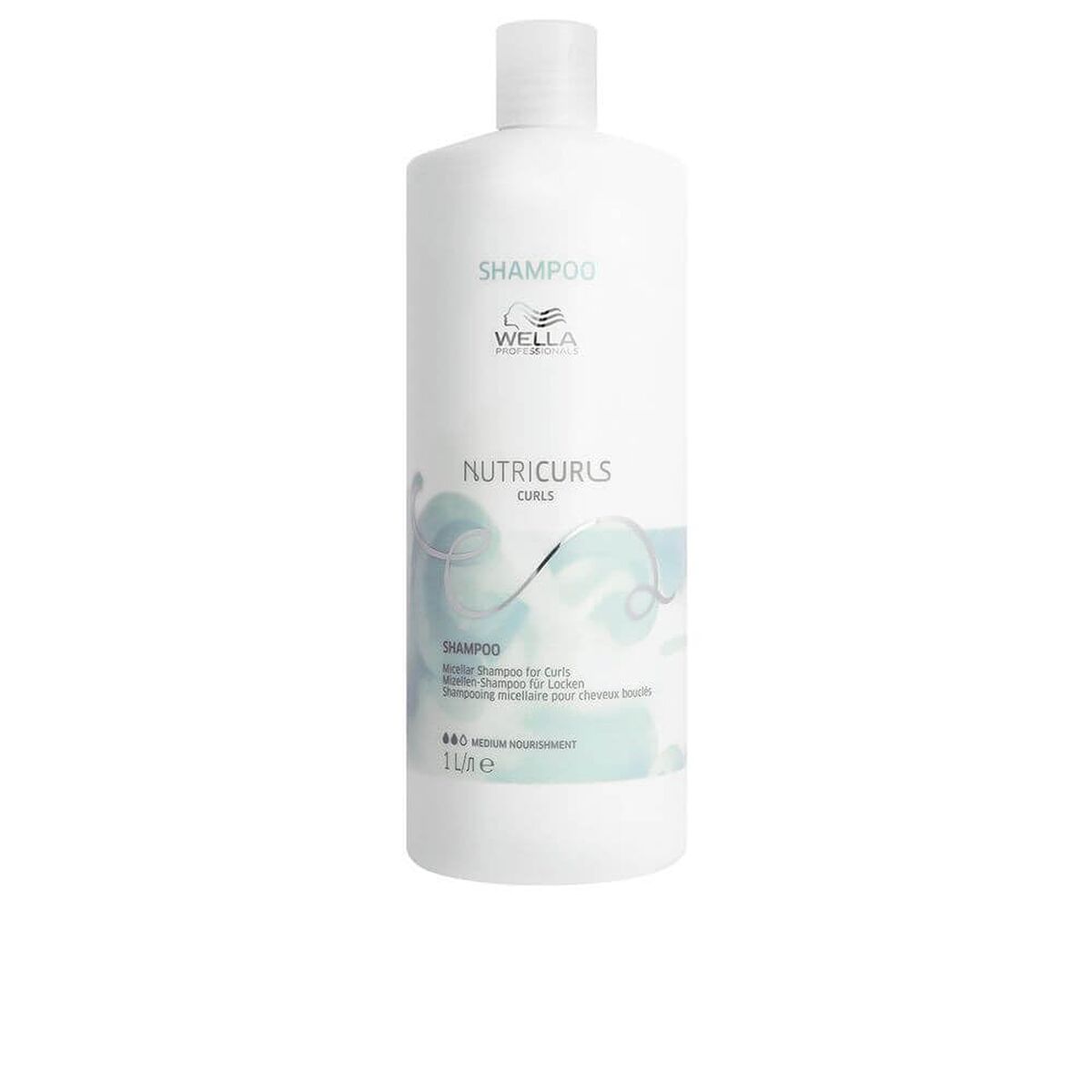 Shampoo Wella NUTRICURLS 1 L shampooflaske