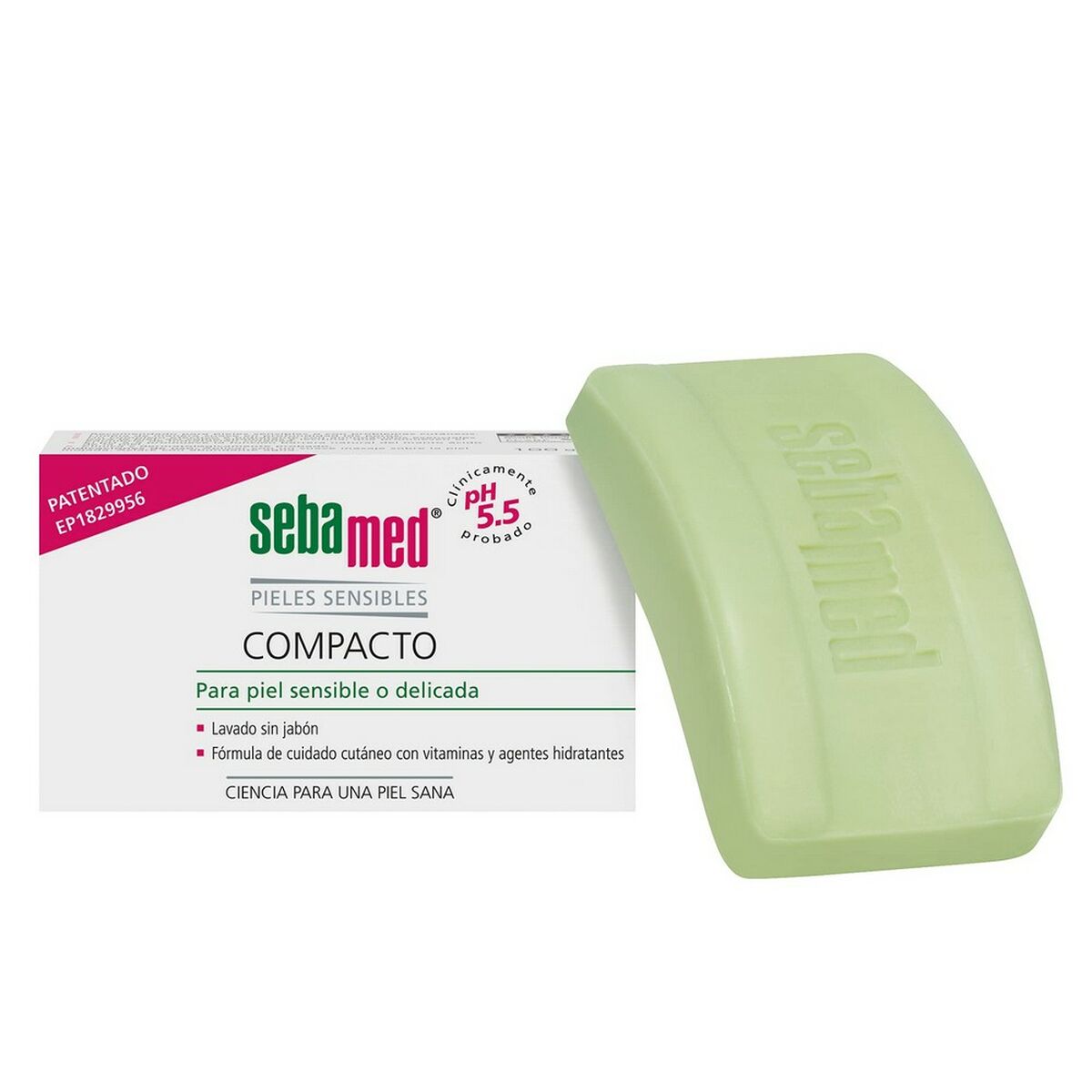 Gel Bar Sebamed Compacto 150 g Uden Sæbe Sensitiv hudplejeemballage