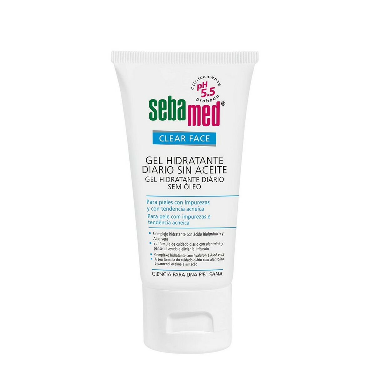 Moisturizing Gel Sebamed Clear Face 50 ml hudplejeemballage