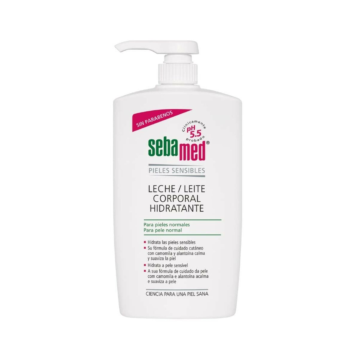 Body Lotion Sebamed Piel Sensible 750 ml Sensitiv hudplejeemballage