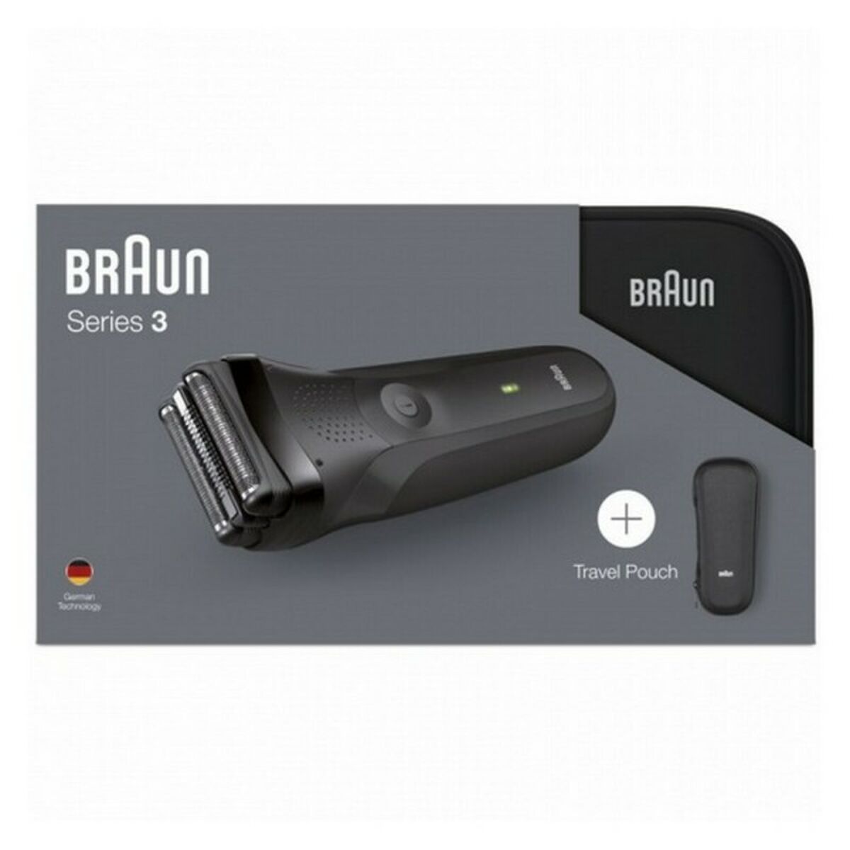 Elektrisk barbermaskine Braun Series 3 300s produktemballage