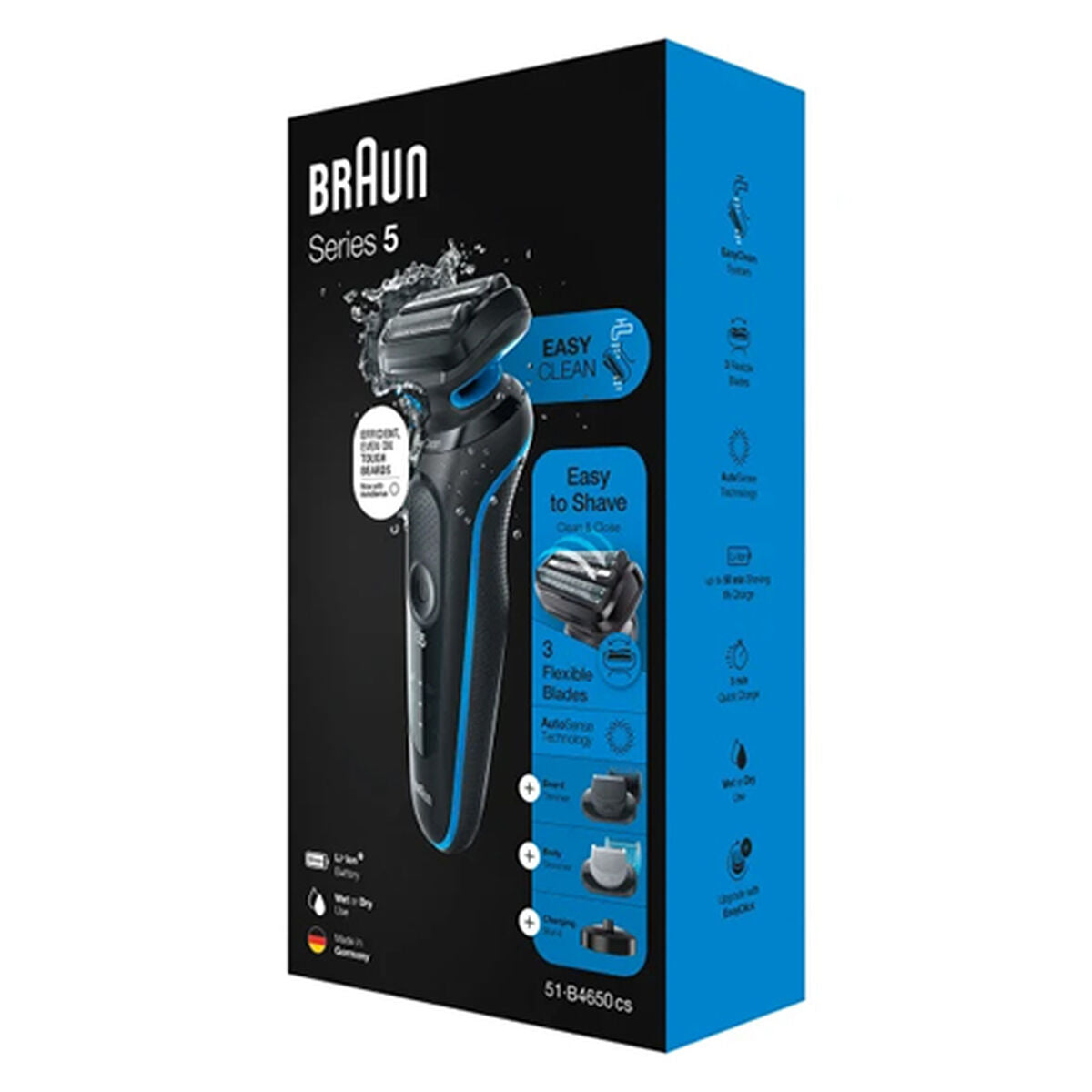 Elektrisk barbermaskine Braun Series 5 produktemballage