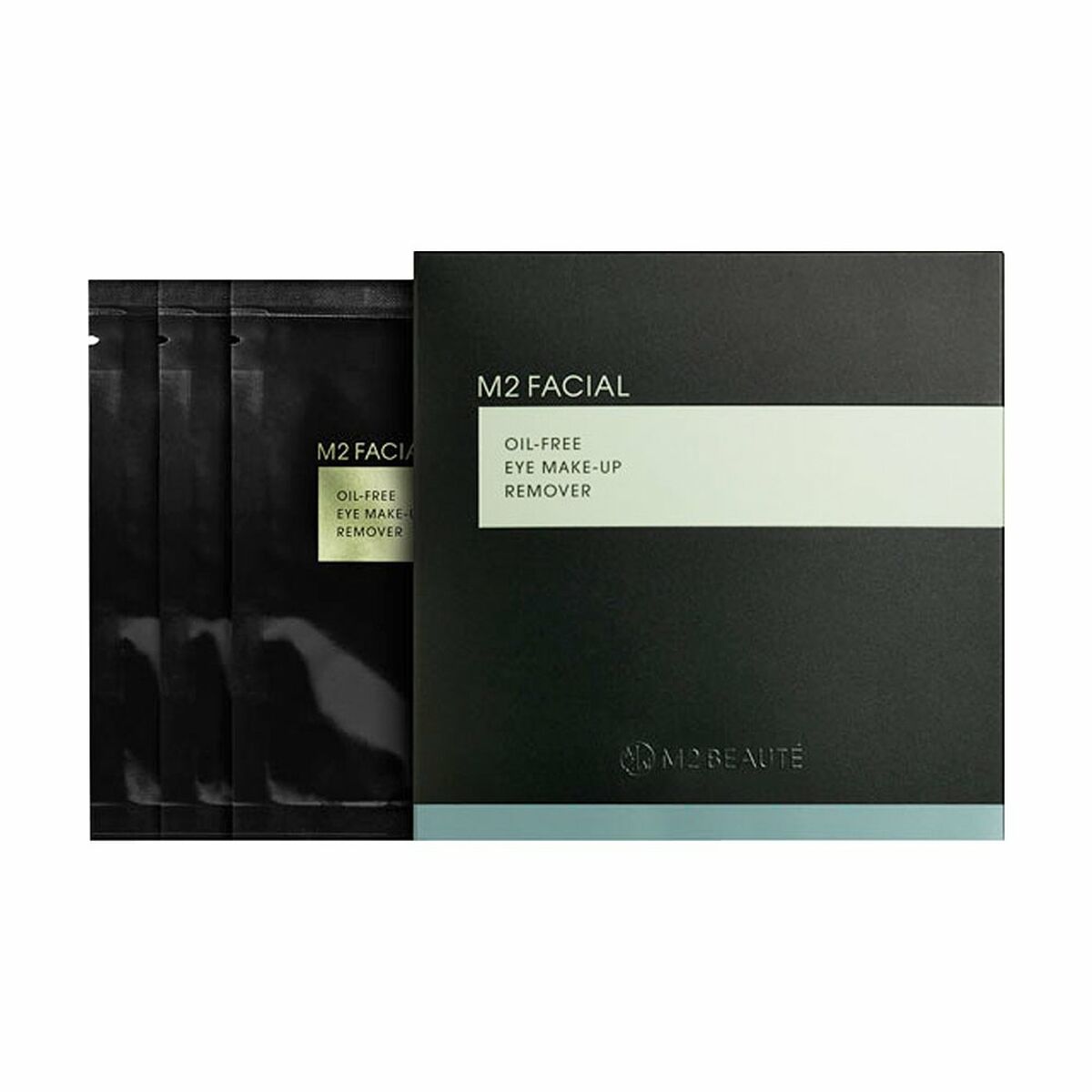 Make-up Remover Pads M2 Beauté Oil Free 2 ml 80 g produktemballage