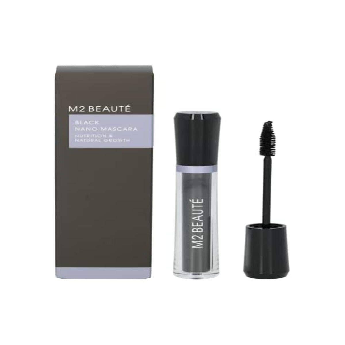 Mascara M2 Beauté Black Nano Black 6 ml Næringsmæssig makeup-emballage