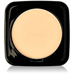 Powder Make-up Base Sensai Total Finish Nº TF202 Blød beige Spf 10 11 g Refill makeup emballage