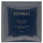 Powder Make-up Base Sensai Total Finish Nº TF202 Blød beige Spf 10 11 g Refill makeup emballage