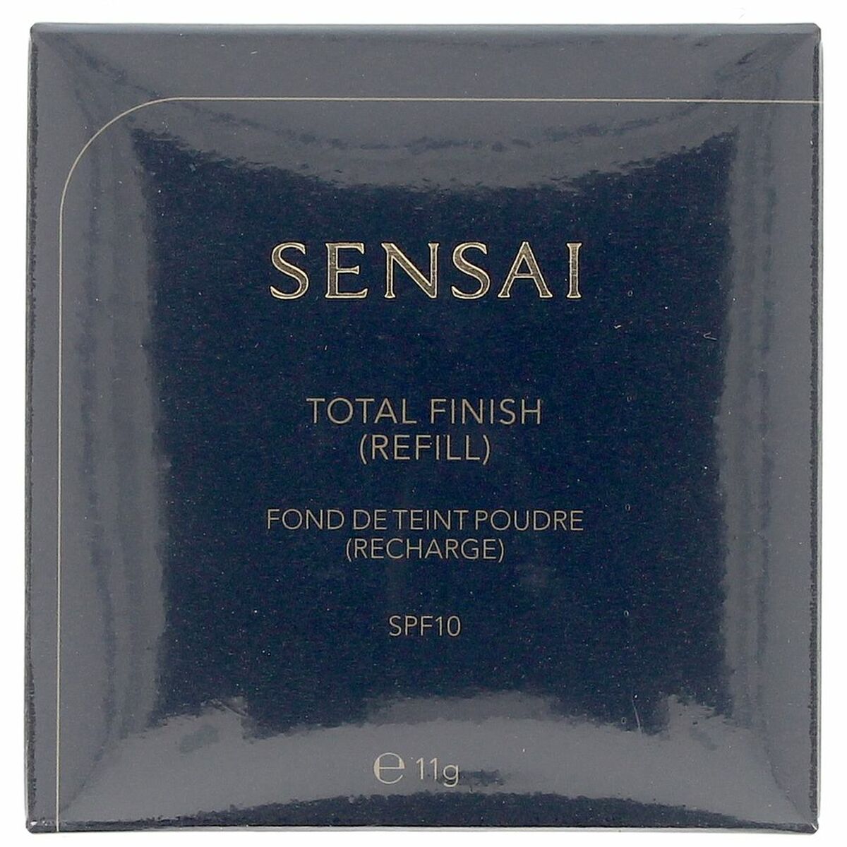Powder Make-up Base Sensai Total Finish Nº TF202 Blød beige Spf 10 11 g Refill makeup emballage