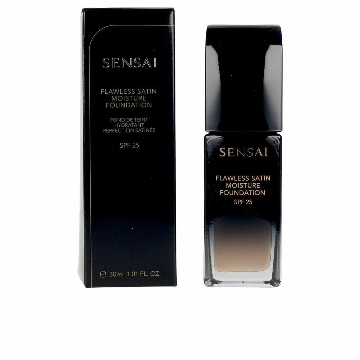 Flydende make-up base Kanebo Sensai Nº 103-Sand Beige Fs103-Sand Beige Spf 25 Spf 20 Spf 15 30 ml produktemballage