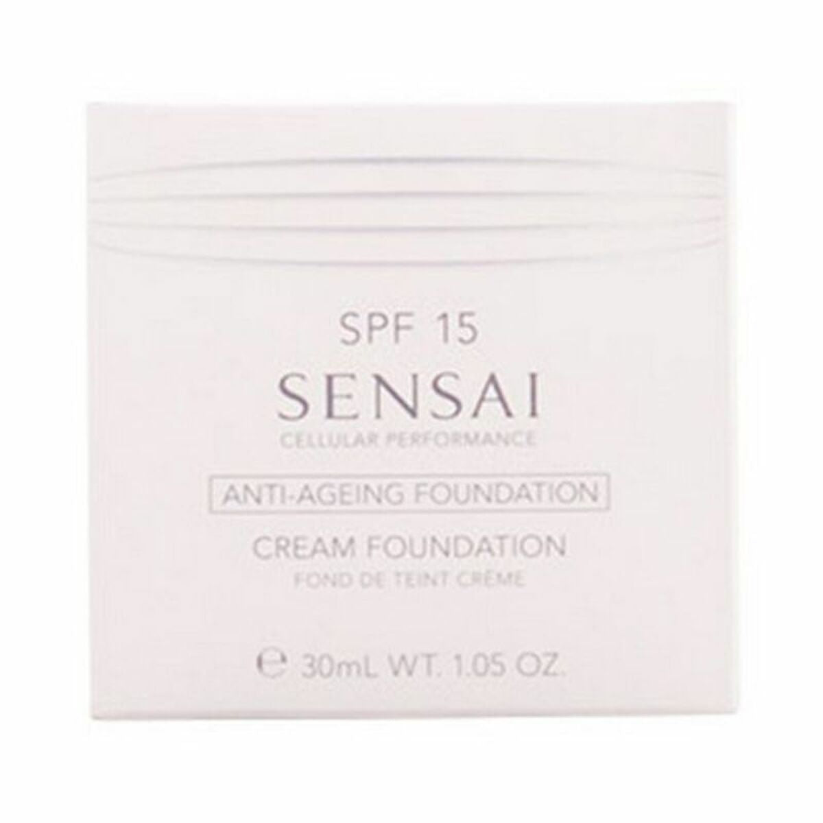 Fluid Foundation Make-up Kanebo Spf 15 30 ml makeup emballage