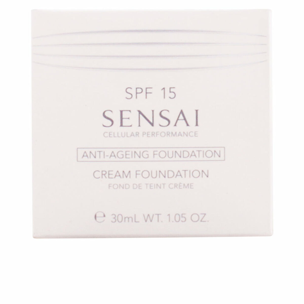 Fluid Foundation Make-up Kanebo Spf 15 30 ml makeup emballage