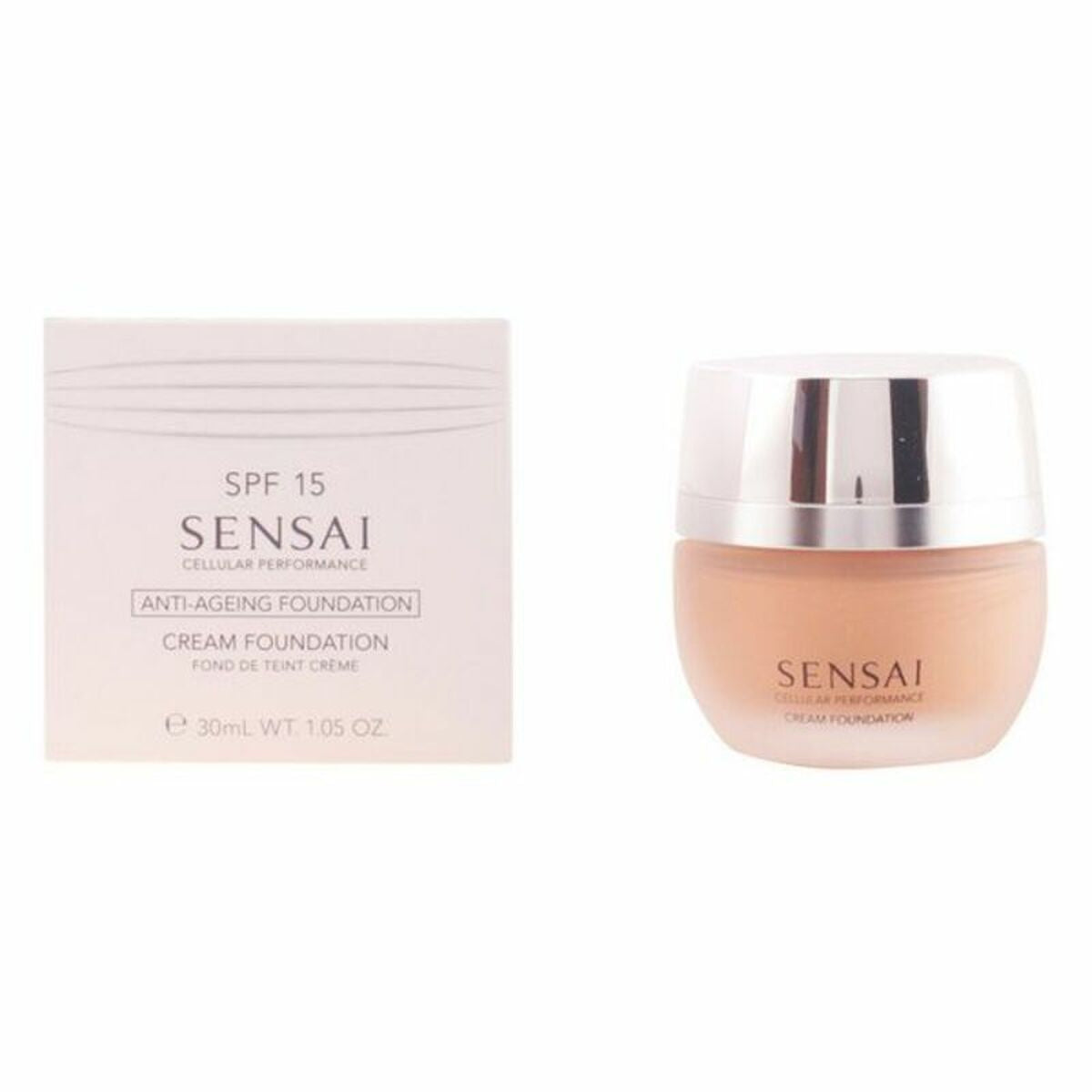 Fluid Foundation Make-up Kanebo Spf 15 30 ml makeup emballage